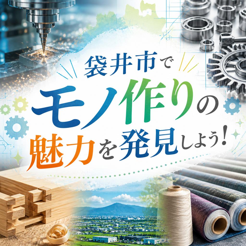 袋井市でモノ作りの魅力を発見しよう！