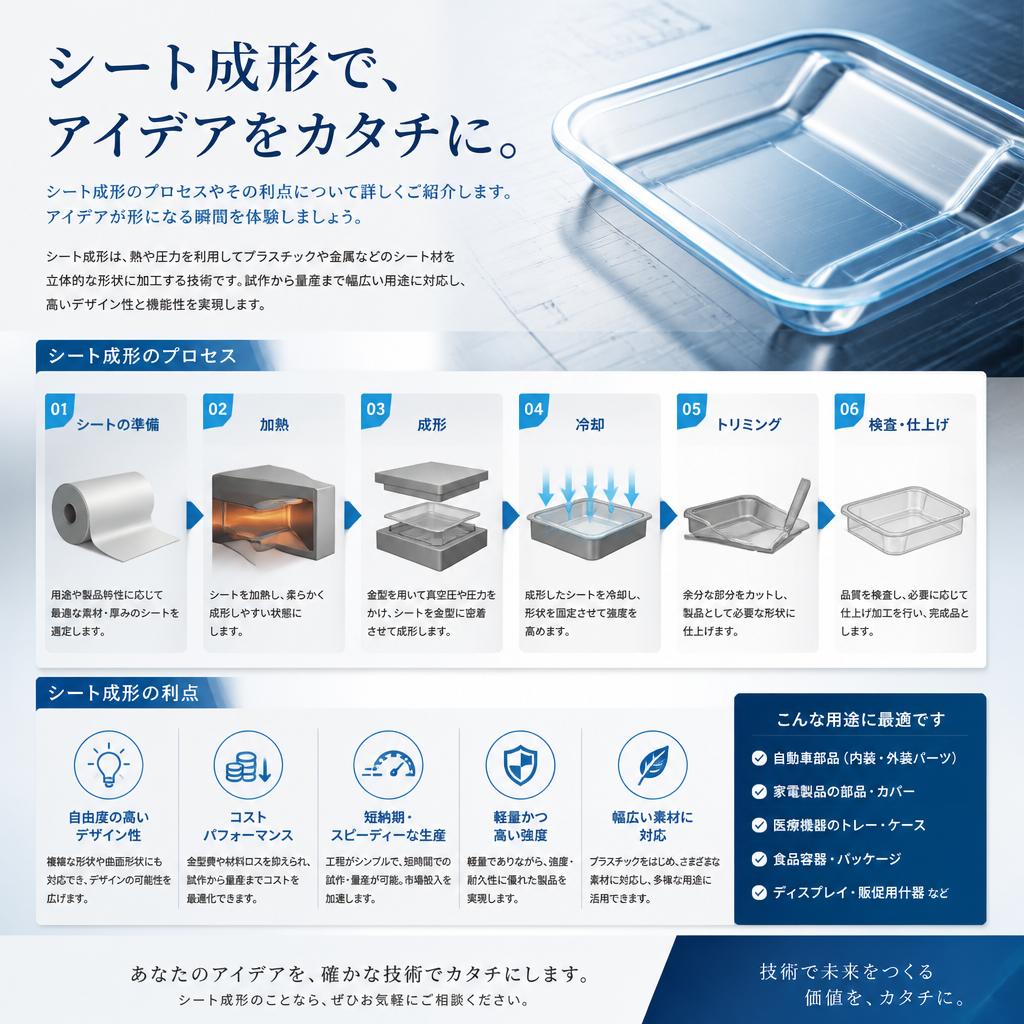 シート成形の魅力