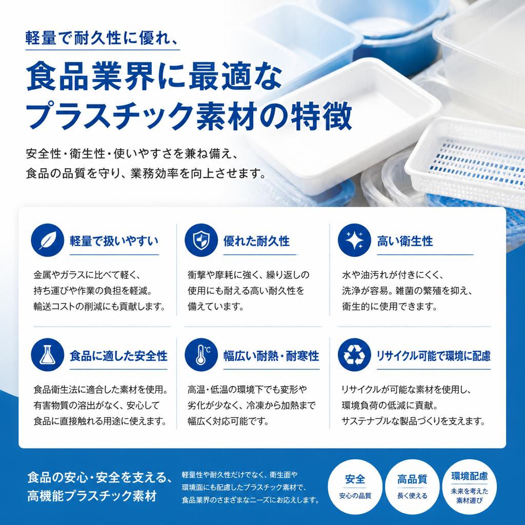 プラスチック素材の特性