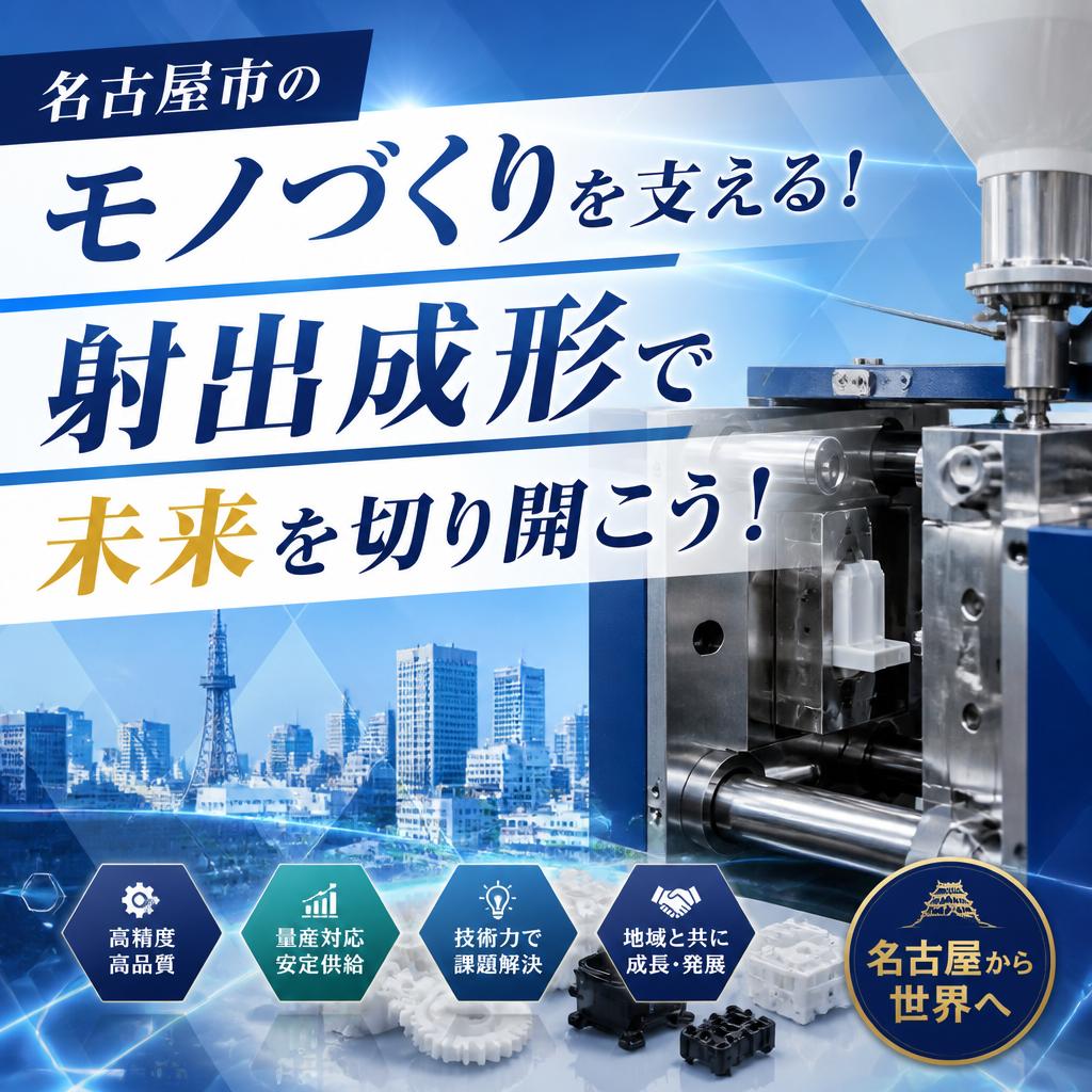 名古屋市のモノづくりを支える！射出成形で未来を切り開こう！
