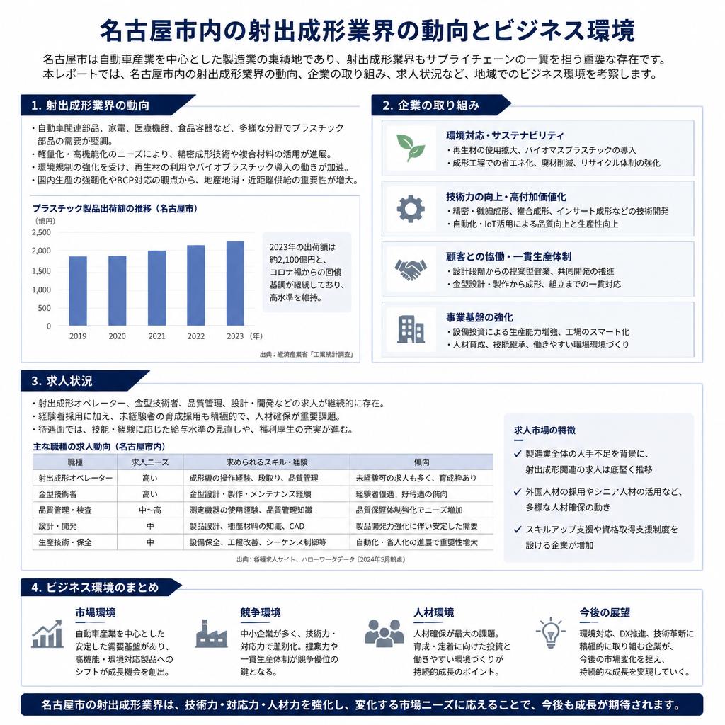 4. 名古屋市における射出成形の現状