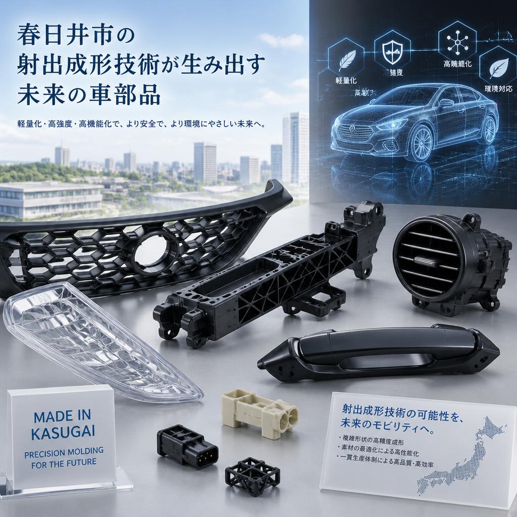 春日井市の射出成形技術が生み出す未来の車部品