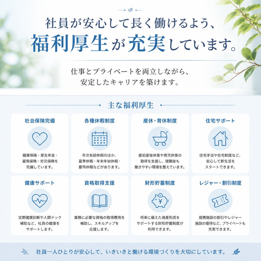 職場環境の充実