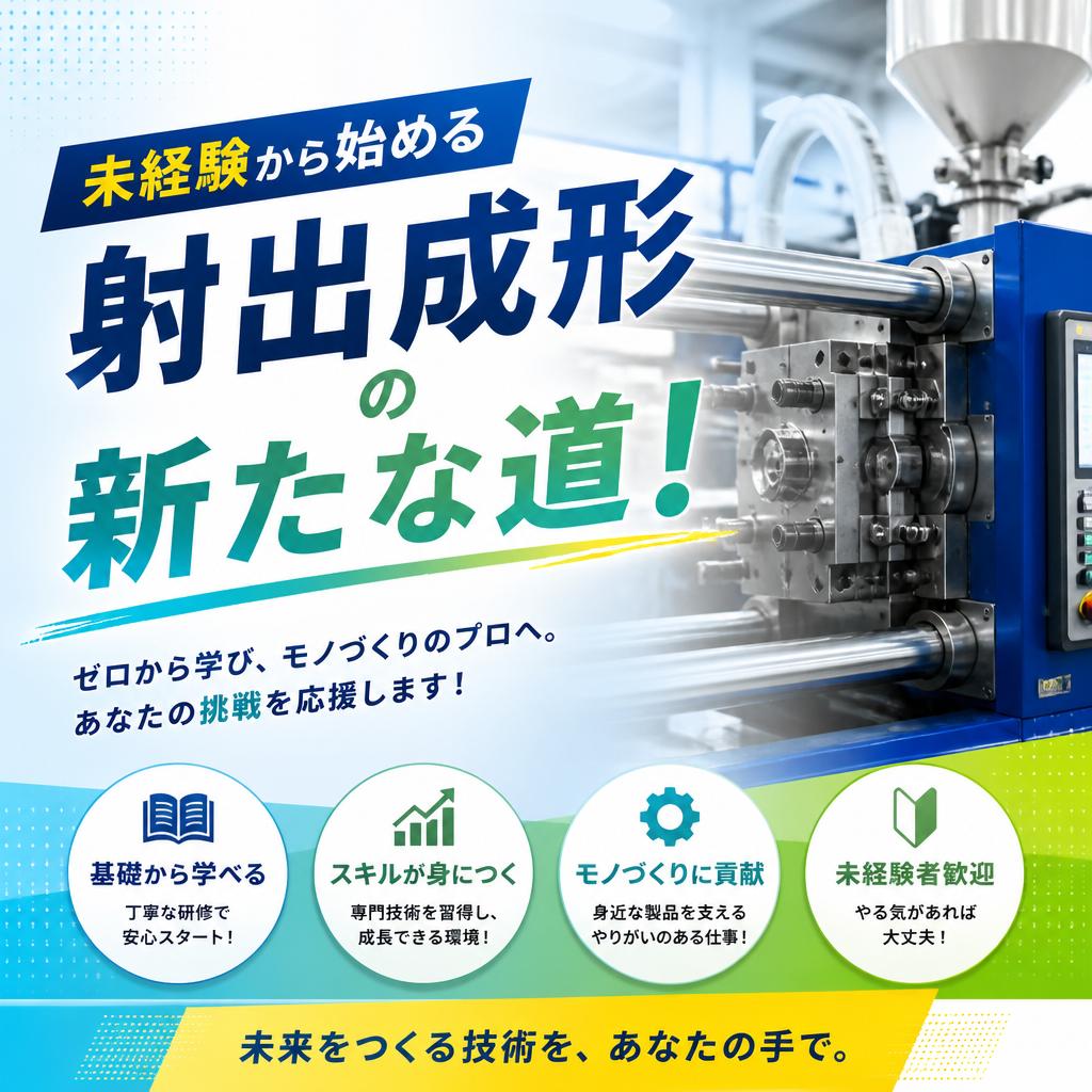 未経験から始める射出成形の新たな道！