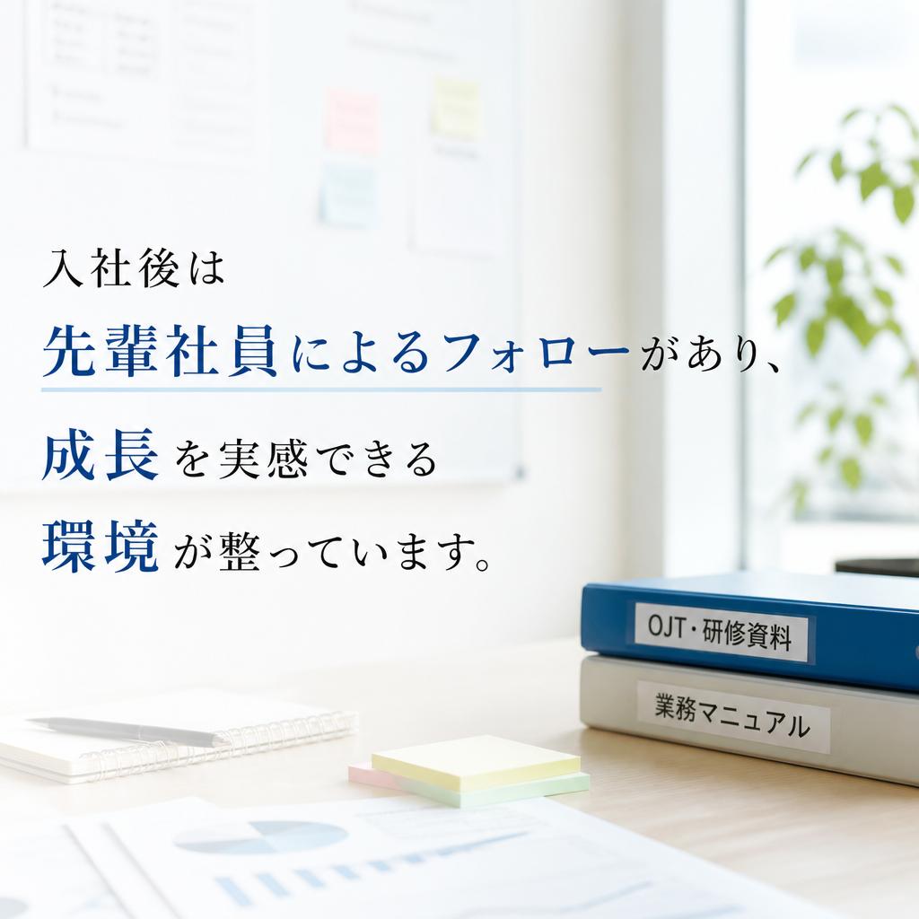 成長を実感できる環境