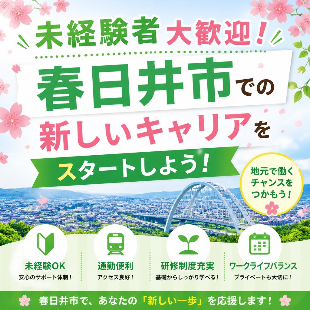 未経験者大歓迎！春日井市での新しいキャリアをスタートしよう！