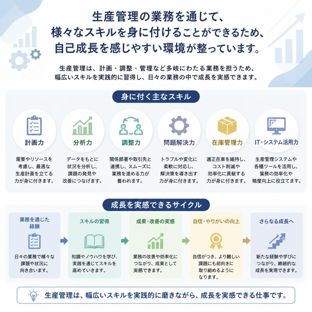 成長を実感できるキャリア