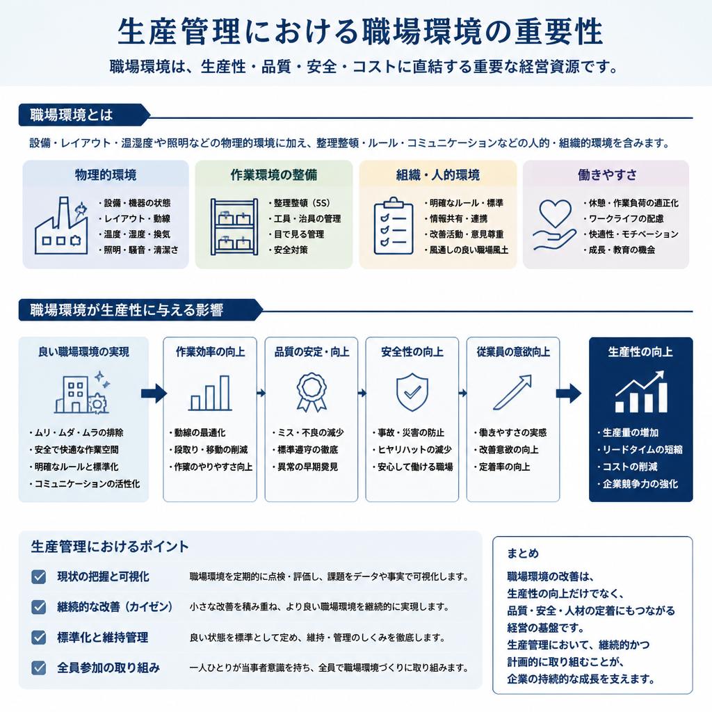 快適な職場環境の重要性