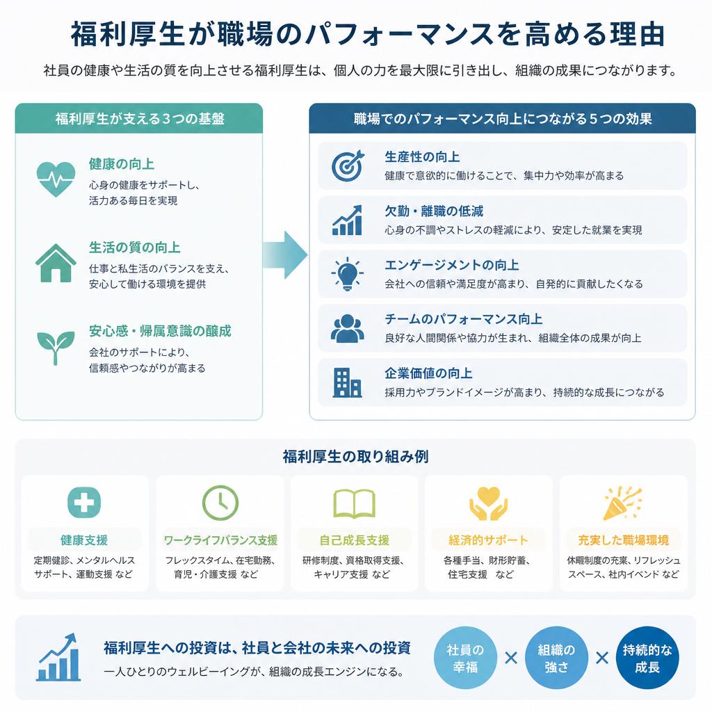 充実した福利厚生制度の魅力