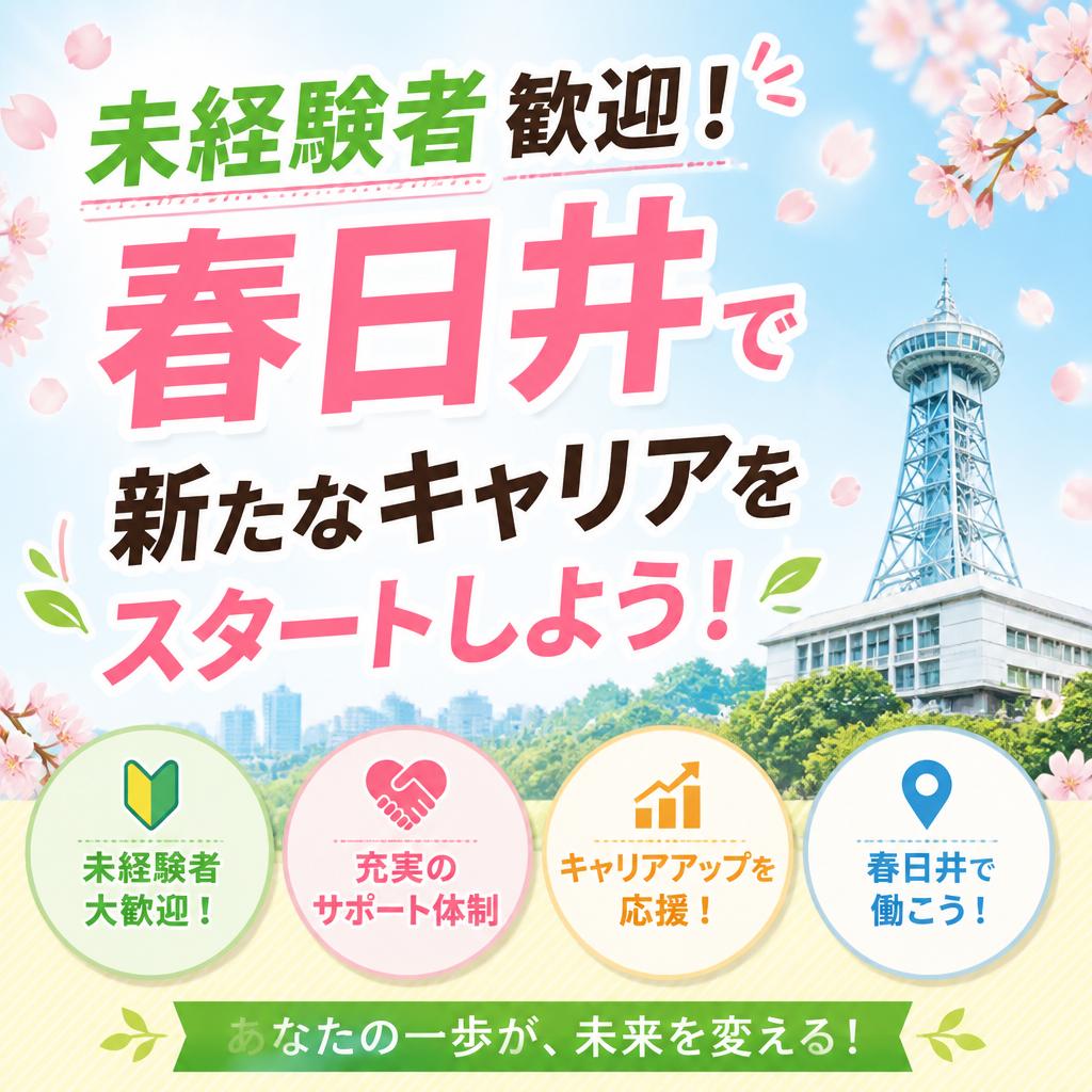 未経験者歓迎！春日井で新たなキャリアをスタートしよう！