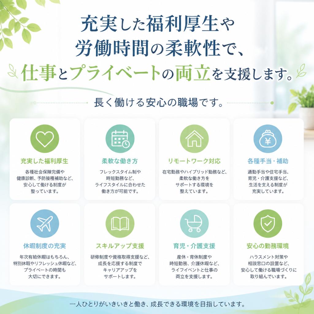 働きやすい環境