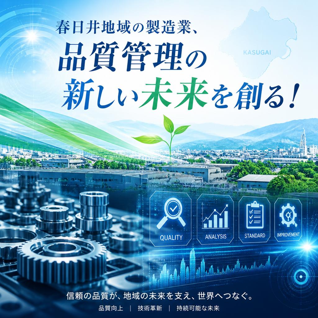 春日井地域の製造業、品質管理の新しい未来を創る！