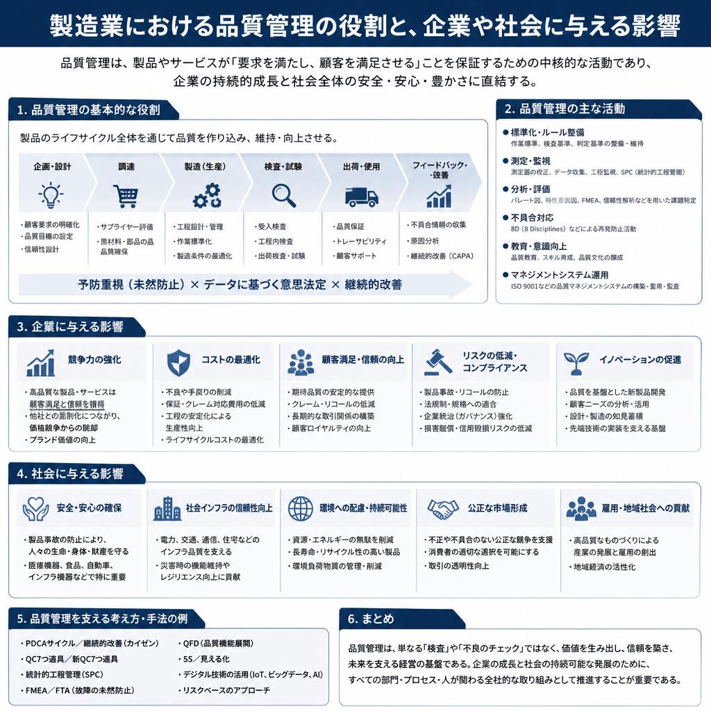 品質管理の重要性