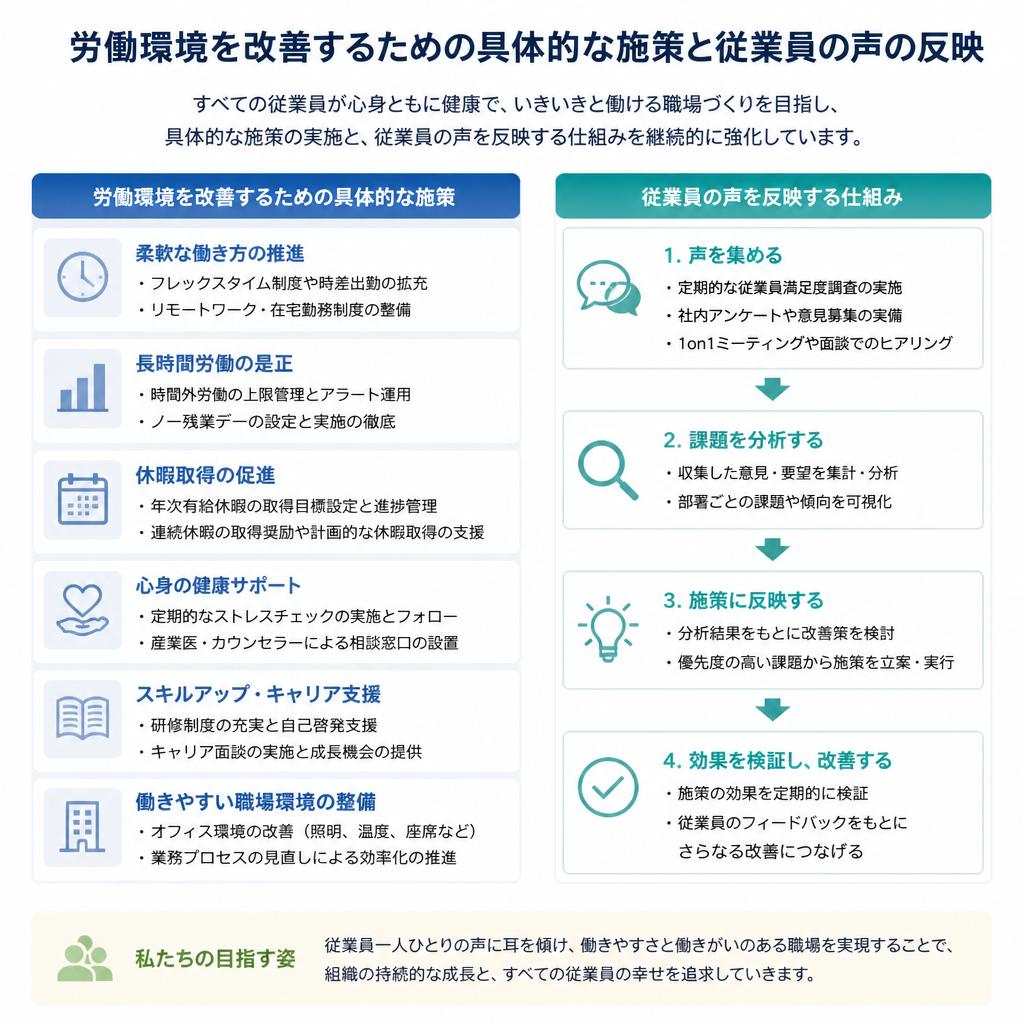 働き方改革への取り組み