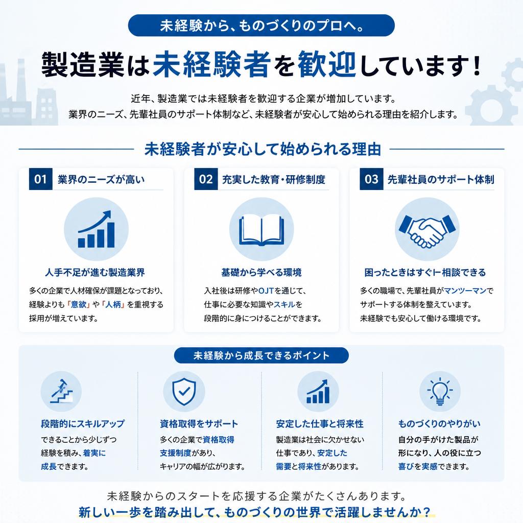 未経験者歓迎の理由