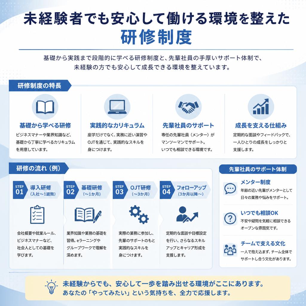 充実した研修制度