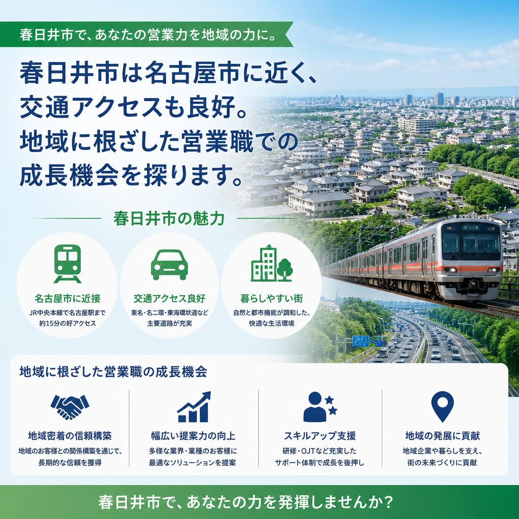 春日井市での営業職の魅力