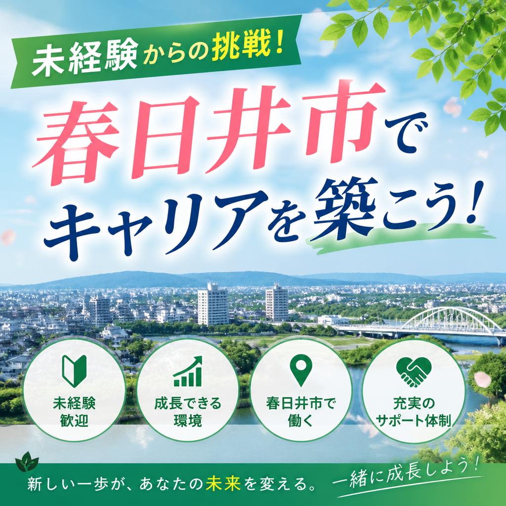 未経験からの挑戦！春日井市でキャリアを築こう！